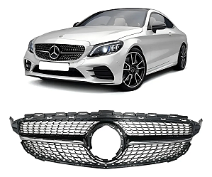 Grade Preta Diamante Mercedes W205 C180 C200 2019 2020 2021