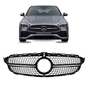 Grade Diamond Black Piano Câmera Mercedes W205 C180 2019 2020 2021