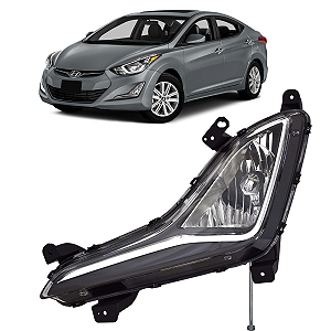FAROL DE MILHA AUXILIAR ELANTRA 2014 2015 2016 ESQUERDO