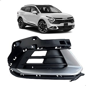 Grade Milha Friso Cinza Sportage Ex 2023 2024 2025 Direito Passageiro 86595R2000 86563R2010