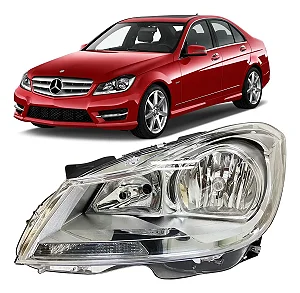 Farol Motorista Mercedes Classe C180 C200 C300 2011 2012 2013 2014 A2048204959