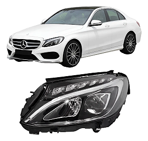 Farol Led Com Xenon Motorista Mercedes C180 C200 2014 2015 2016 2017 2018 A2059063703