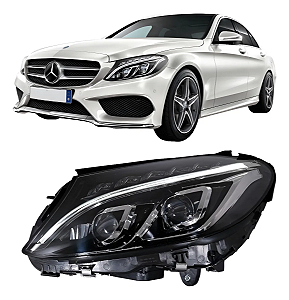 Farol Bi Xenon Motorista Mercedes C250 C300 C450 C63 2015 2016 2017 2018 A2059068701
