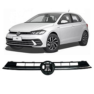 Grade Com Friso Cromado Parachoque Polo Tsi 2023 2024 2025 6EA853651J