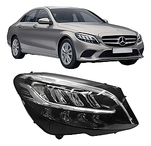 Farol Led Passageiro Mercedes Classe C C180 200 300 2019 2020 2021 2022 A2059065504