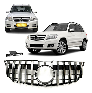 Grade Cromada Amg Gtr Mercedes X204 Glk280 Glk300 2008 2009 2010 2011 2012