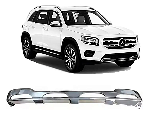 Spoiler Inferior Cromado Parachoque Dianteiro Glb200 2020 2021 2022 2023 A2478855801
