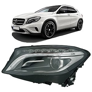 Farol Bi Xênon lado Motorista Mercedes Gla200 2015 2016 2017 1569063100