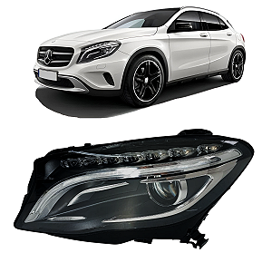 Farol Bi Xênon lado Motorista Mercedes Gla200 2015 2016 2017 1569063100
