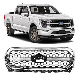 Grade Dianteira Cromada F150 Platinum 2022 2023 Novo