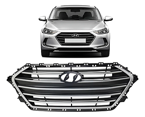 Grade Friso Cinza do Parachoque Dianteiro Elantra 2017 2018 86350F2000