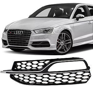 GRADE MOLDURA FAROL MILHA AUDI S3 2013 2015 2016 ESQUERDO
