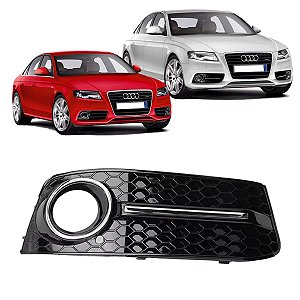 GRADE MILHA FRISO CROMADO DIREITO AUDI A4 2009 10 2011 2012