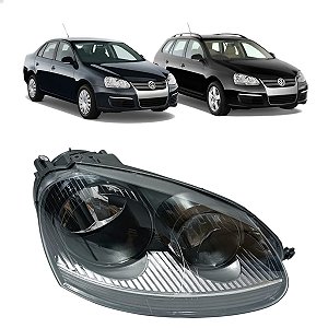 Farol Máscara Negra Jetta Variant 2007 2008 2009 2010 Direito Passageiro 1K6940006P