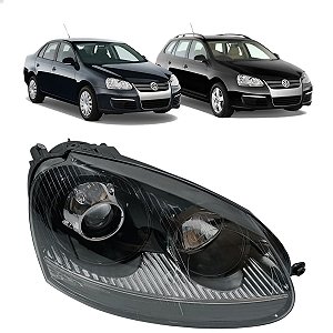 Farol Foco Duplo C Projetor Jetta Variant 2007 2008 2009 2010 Direito Passageiro 1K6941040A