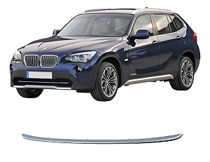 Friso Da Grade Inferior Parachoque Bmw X1 3.0 2010 2011 Prateado 51112990641