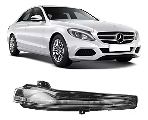Pisca Seta Preto Fume Retrovisor Mercedes C180 C200 C250 2015 2016 2017 2018 2019 2020 A0999060243