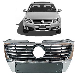 Grade Superior Cromada Com Furo Passat 2005 2006 2007 2008 2009 2010 3C0853651