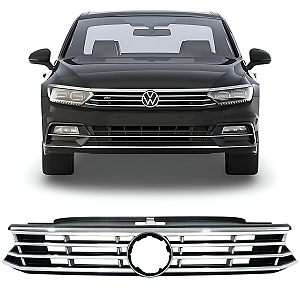 Grade Dianteira Cromada Passat R-line 2016 2017 2018 2019 3G0853651L
