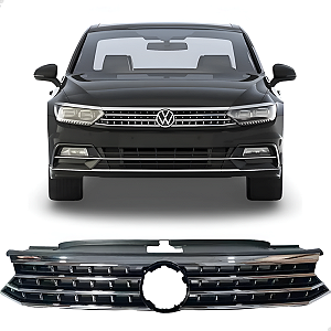 Grade Dianteira Friso Cromado Passat R-line 2016 2017 2018 2019 3G0853651L