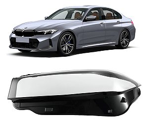 Lente Do Farol Esquerdo Motorista Bmw 320i 330e 2022 2023 2024 2025 0490482407