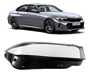 Lente Do Farol Direito Passageiro Bmw 320i 330e 2022 2023 2024 2025 0490482407