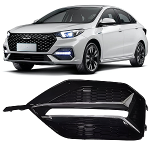 Grade Milha Friso Cromado Arrizo 6 Pro 2021 2022 2023 2024 2025 Esquerdo 602001529AA, 602002636AA