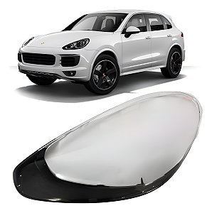 Lente De Farol Esquerdo Porsche Cayenne 2015 2016 2017 2018