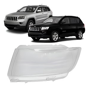 Lente Farol Esquerdo Grand Cherokee Compass 2011 2012 2013 2014 2015 K55079409AK