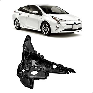 Carcaça Farol Dianteiro Toyota Prius 2016 2017 2018 Direito Passageiro 8114547690