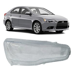 Lente Farol Passageiro Mitsubishi Lancer Hl Hle Gt 2011 2012 2013 2014 2015 2016 2017 2018 2019