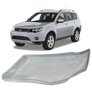 Lente Do Farol Motorista Mitsubishi Outlander 2007 2008 2009 8301B327