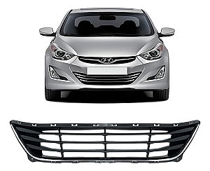 Grade Central Inferior Elantra 2015 2016 Friso Cromado Novo