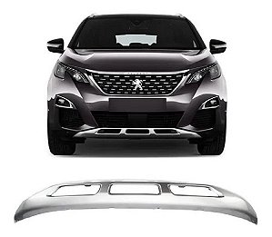 Spoiler Inferior Parachoque Dianteiro 2017 2018 2019 2020 Peugeot 3008