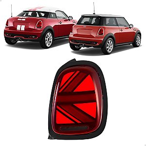 Lanterna LED Mini Cooper John Roadster 2007 2008 2009 2010 2011 2012 2013 Direito Passageiro