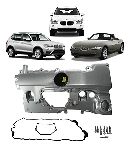 Tampa Comando Valvulas Aluminio Bmw 118i 120i 320i 325i 520i 530i 545i X1 X3 Z4 2003 2004 2005 2006 2007 2008 2009 2010 2011 2012 2013 2014 2015
