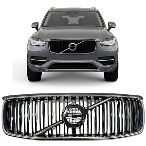 Grade Dianteira Black Piano Volvo Xc90 D5 T6 T8 2016 18 2019