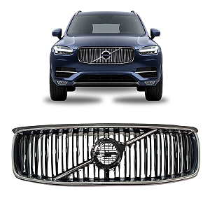 Grade Dianteira Black Piano Volvo Xc90 D5 T6 T8 2016 18 2019