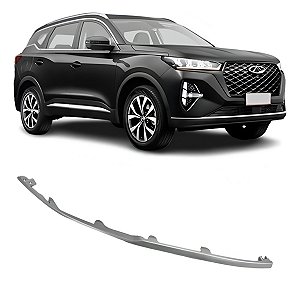 Friso Lateral Parachoque Dianteiro Tiggo 7 Pro 2021 2022 2023 2024 2025 Direito