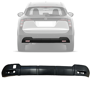 SPOILER APLIQUE PARACHOQUE TRASEIRO NISSAN KICKS 2025 2026