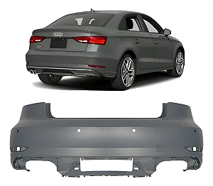 Parachoque Traseiro Audi A3 Sedan 2017 2018 2019 2020 2021 Novo