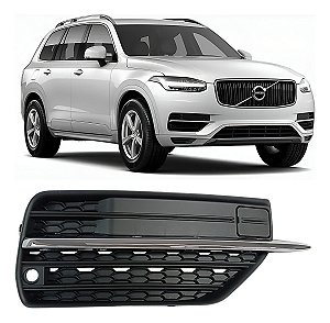 Grade Moldura Friso Milha Direito Volvo Xc90 2016 2018 2020 31383045