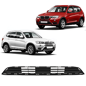 Grade Inferior Central Parachoque Dianteiro Bmw X3 F25 2015 2016 2017 51117338491