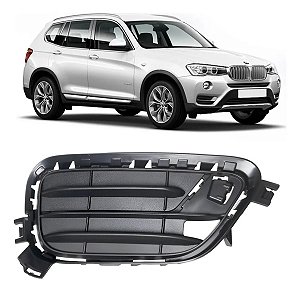 Grade Tela Moldura Milha Bmw X3 F25 2015 2016 2017 Direito Passageiro 51117347946