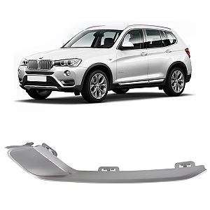 Friso Prateado Grade Milha Bmw X3 F25 2015 2016 2017 Esquerdo Motorista 51117413921