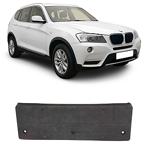 Suporte De Placa Parachoque Dianteiro BMW X3 2012 2013 2014 51117237946