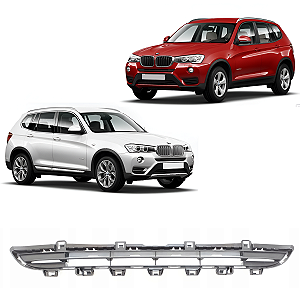 Grade Superior Central Dianteira Bmw X3 F25 2015 2016 2017 Novo 51117337493