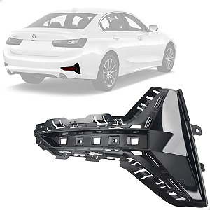 Grade Moldura Traseira Bmw Serie 3 320i 330i 2019 2020 2021 2022 Direito Passageiro 51127463622