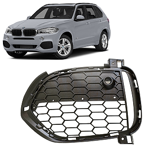 Grade Moldura Farol Milha BMW X5 M Sport 2013 2014 Esquerdo Motorista 51118064633