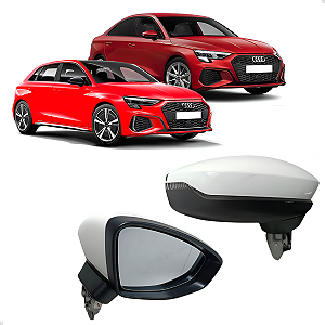 Retrovisor Audi A3 Sedan Sportback 2021 2022 2023 2024 Direito Passageiro 8YG857410
